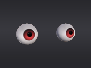 stylized eyes 3D-Modell