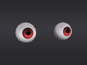 stylized eyes 3D Model