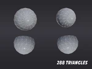stylized eyes 3D Model