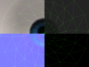 stylized eyes 3D-Modell