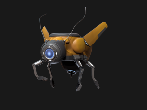 stylized bee drone 3D Modell