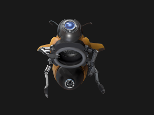 stylized bee drone 3D Modell