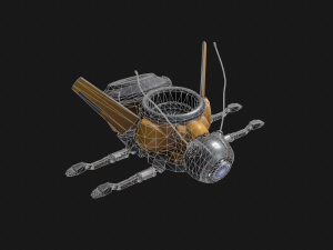stylized bee drone 3D Modell
