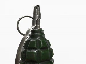 f1 had granade 3D Model