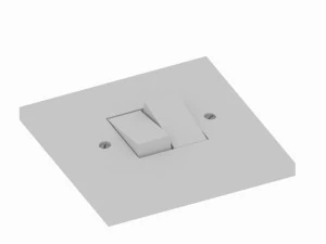 interruptor de luz Modelo 3D