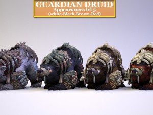 druide bear artifact 5 3D Model