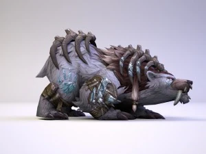 druide bear artifact 5 3D Model