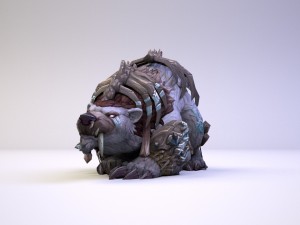 druide bear artifact 5 Modelo 3D