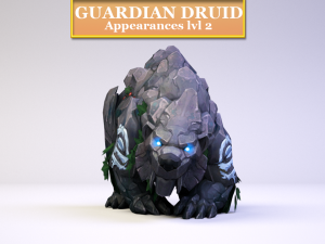 druide bear artifact 2 3D मॉडल