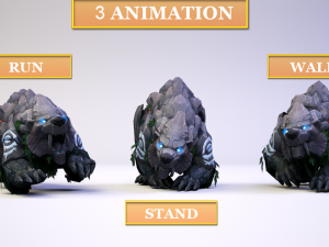 druide bear artifact 2 3D Model