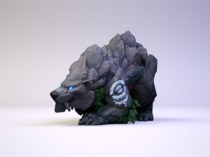 druide bear artifact 2 3D Model