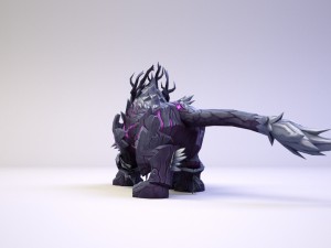 druide feral artifact Modello 3D