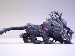 druide feral artifact Modello 3D