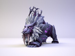 druide feral artifact Modello 3D