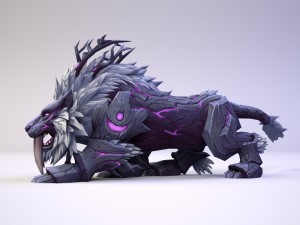druide feral artifact Modello 3D