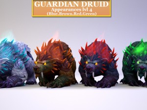 druide bear artifact 4 3D मॉडल