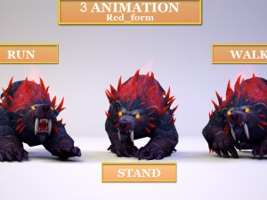 druide bear artifact 4 3D मॉडल