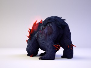 druide bear artifact 4 3D मॉडल