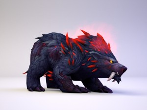 druide bear artifact 4 3D मॉडल