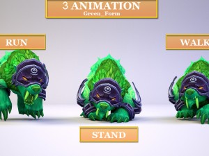 druide bear artifact 3 3D मॉडल