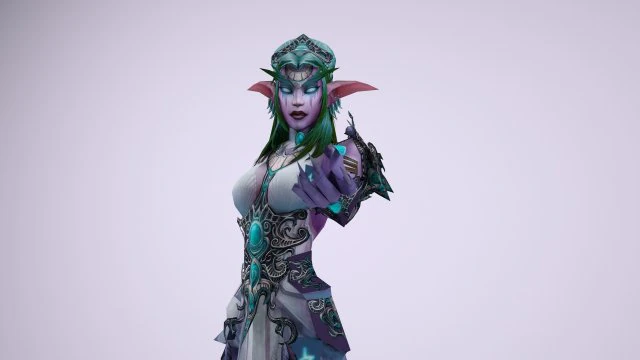 tyrande 3D Model .c4d .max .obj .3ds .fbx .stl .blend 