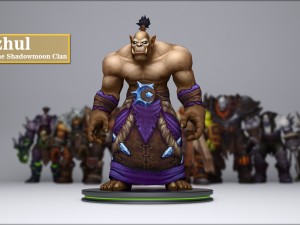orc warlord 3D 모델