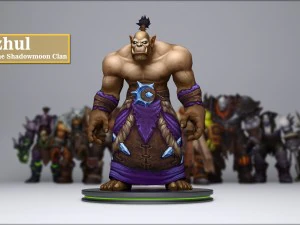 オークの将軍 3Dモデル