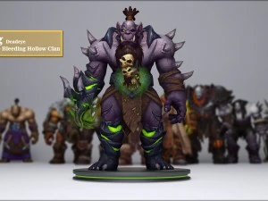 オークの将軍 3Dモデル