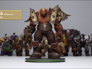 orc warlord 3D 모델