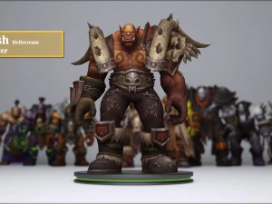 オークの将軍 3Dモデル