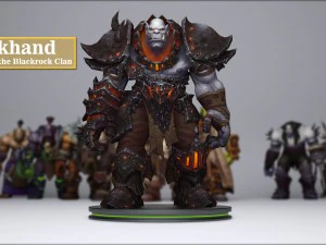 オークの将軍 3Dモデル