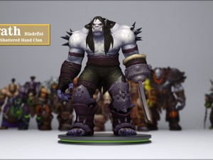 orc warlord 3D 모델