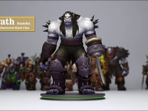 オークの将軍 3Dモデル