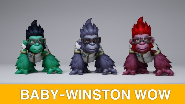bebe winston Modèle 3D .c4d .max .obj .3ds .fbx .stl .blend 