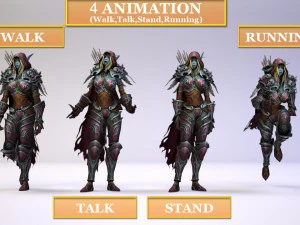 シルバナス・ウィンドランナー 3Dモデル