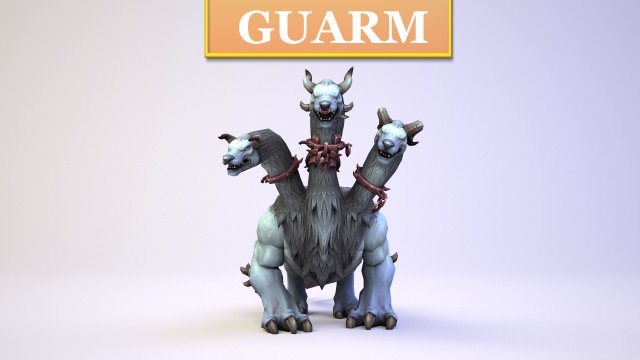 guarm Model 3D .c4d .max .obj .3ds .fbx .stl .blend 