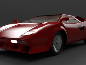 Lamborghin countach lp 5000s 3D Model