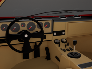 Lamborghin countach lp 5000s Model 3D