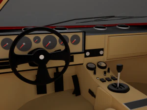 Lamborghin countach lp 5000s 3D Model