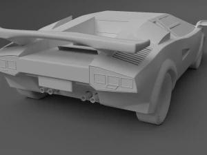 Lamborghin countach lp 5000s 3D Model