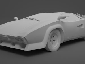 Lamborghin countach lp 5000s Model 3D