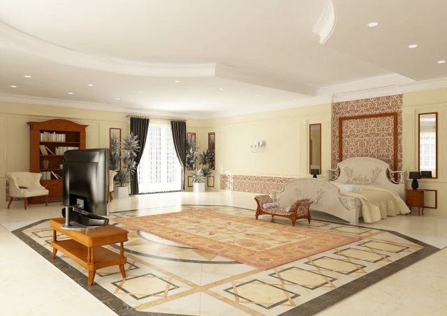 classic bedroom 3D Model .c4d .max .obj .3ds .fbx .stl .blend 