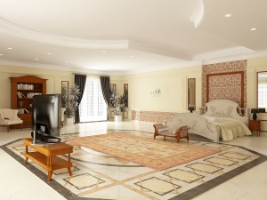 classic bedroom Modèle 3D