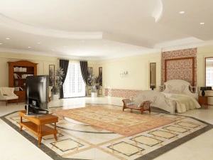 クラシックな寝室 3Dモデル