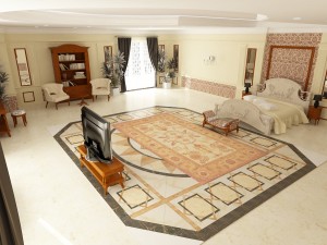 classic bedroom Modèle 3D
