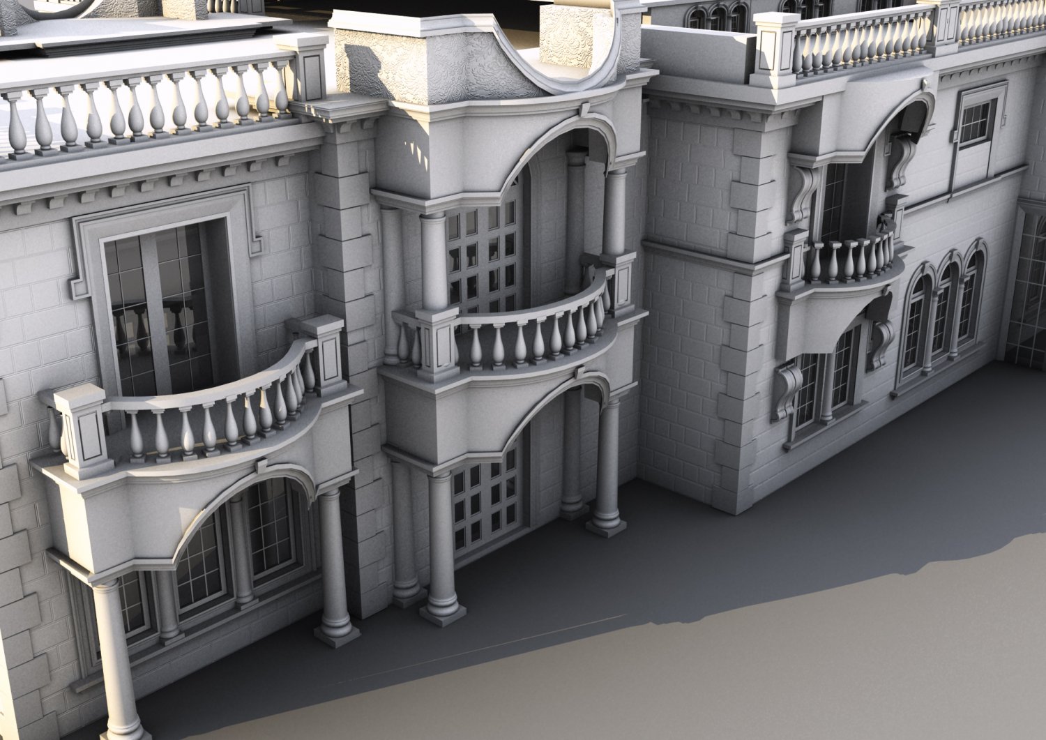 3d модели дворцов