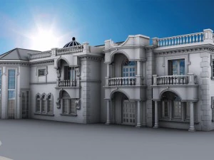 宮殿 3Dモデル