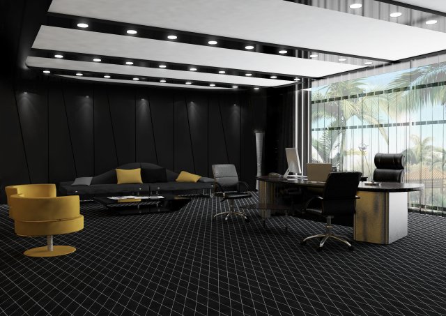 office 3D मॉडल .c4d .max .obj .3ds .fbx .stl .blend 