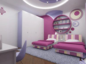 kids bedroom 3D Model