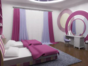 kids bedroom 3D Model